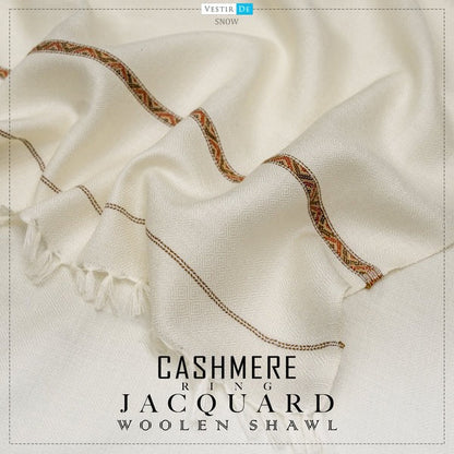 Cashmere Ring Jacquard Shawl