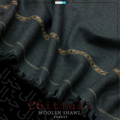 Chitrali Shawl Dark Grey
