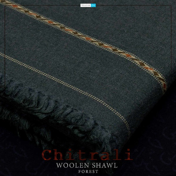 Chitrali Shawl Dark Grey