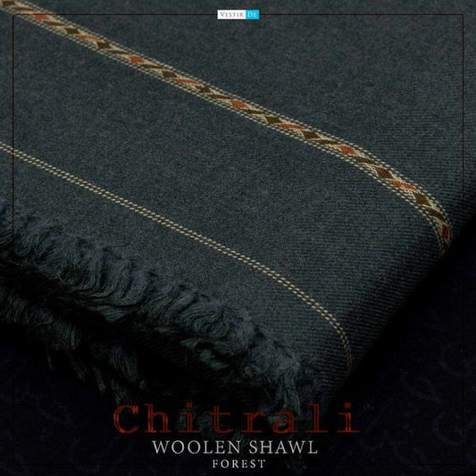Chitrali Shawl Dark Grey